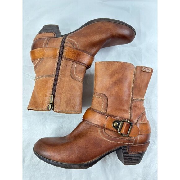 Pikolinos Rotterdam boots Leather Ankle Boot Women's Size 7.5-8 - Picture 8 of 14